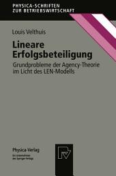 Icon image Lineare Erfolgsbeteiligung: Grundprobleme der Agency-Theorie im Licht des LEN-Modells