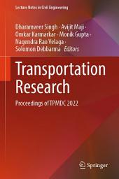 Icon image Transportation Research: Proceedings of TPMDC 2022