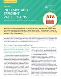 Icon image Inclusive and efficient value chains: Highlights, lessons learned, and priorities for one CGIAR