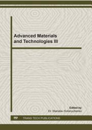 Icon image Advanced Materials and Technologies III