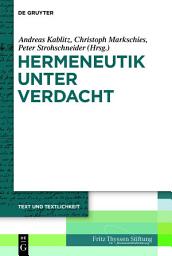 Icon image Hermeneutik unter Verdacht