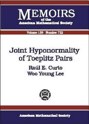 Icon image Joint Hyponormality of Toeplitz Pairs