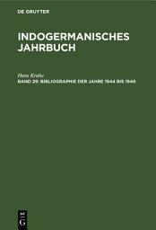 Icon image Bibliographie der Jahre 1944 bis 1946