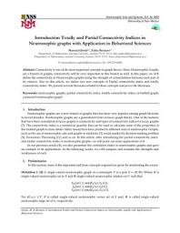 Icon image Introduction Totally and Partial Connectivity Indices in Neutrosophic graphs with Application in Behavioral Sciences