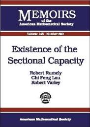 Icon image Existence of the Sectional Capacity