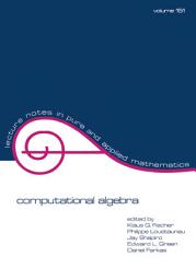 Icon image Computational Algebra