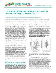 Icon image Enhancing resilience for food security in refugee-hosting communities