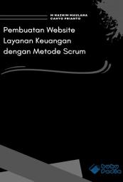 Icon image Pembuatan website layanan keuangan dengan metode scrum