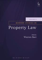 Icon image Modern Studies in Property Law - Volume 8