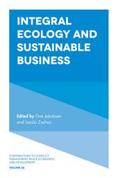 Icon image Integral Ecology and Sustainable Business