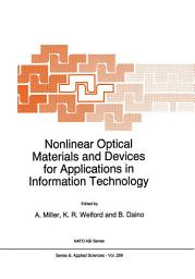 Icon image Nonlinear Optical Materials and Devices for Applications in Information Technology