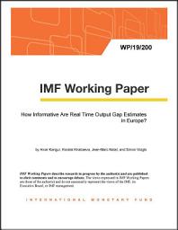 Icon image How Informative Are Real Time Output Gap Estimates in Europe?