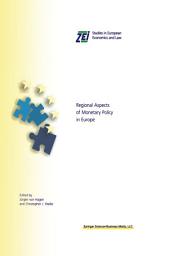 Icon image Regional Aspects of Monetary Policy in Europe