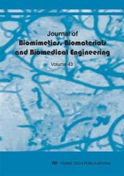 Icon image Journal of Biomimetics, Biomaterials and Biomedical Engineering Vol. 43