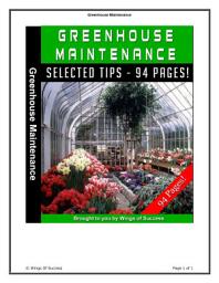 Icon image Greenhouse mentenance