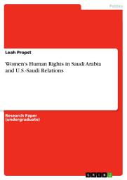 Icon image Women's Human Rights in Saudi Arabia and U.S.-Saudi Relations