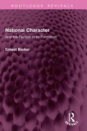 Icon image National Character: And the Factors in its Formation