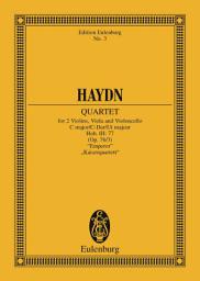 Icon image String Quartet C major, Emperor: Erdödy-Quartet, No. 3, op. 76/3, Hob. III: 77