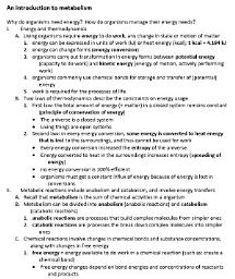 Icon image An Introduction to Cellular Metabolism (Quick Biology Review and Handout): Quick Review Lecture Notes for High School and College Students