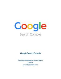 Imej ikon Panduan Google Search Console: Panduan menggunakan Google Search Console