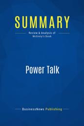 Icon image Summary: Power Talk: Review and Analysis of McGinty's Book