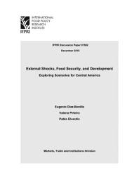 Icon image External shocks, food security, and development: Exploring scenarios for Central America