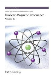 Icon image Nuclear Magnetic Resonance: Volume 39