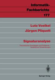 Icon image Signaturanalyse: Theoretische Grundlagen und Probleme; Ausblick auf Anwendungen