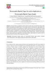 Icon image Neutrosophic Bipolar Vague Set and its Application to Neutrosophic Bipolar Vague Graphs