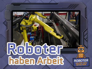 Icon image Roboter haben Arbeit