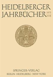 Icon image Heidelberger Jahrbücher XVII