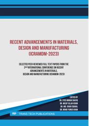 Icon image Recent Advancements in Materials, Design and Manufacturing (ICRAMDM-2023)