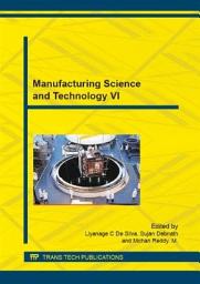 Icon image Manufacturing Science and Technology VI