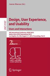 Icon image Design, User Experience, and Usability: Users and Interactions: 4th International Conference, DUXU 2015, Held as Part of HCI International 2015, Los Angeles, CA, USA, August 2-7, 2015, Proceedings, Part II