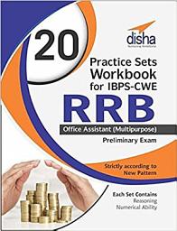 Icon image 20 Practice Sets Workbook for IBPS-CWE RRB Office Assistant (Multipurpose) Preliminary Exam