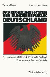 Icon image Das Regierungssystem der Bundesrepublik Deutschland: Ausgabe 6