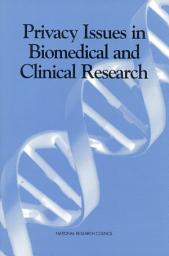 Icon image Privacy Issues in Biomedical and Clinical Research