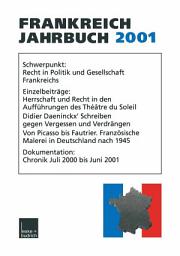 Icon image Frankreich-Jahrbuch 2001: Politik, Wirtschaft, Gesellschaft, Geschichte, Kultur