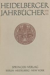 Icon image Heidelberger Jahrbücher: Band 20