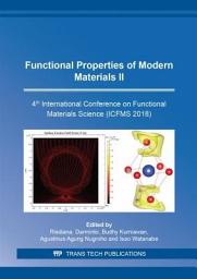 Icon image Functional Properties of Modern Materials II