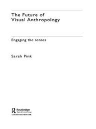 Icon image The Future of Visual Anthropology: Engaging the Senses