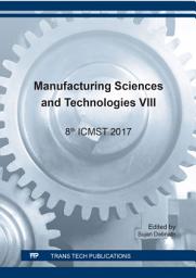 Icon image Manufacturing Sciences and Technologies VIII