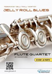 Icon image Flute Quartet score & parts "Jelly Roll Blues": for intermediate players