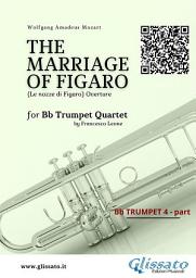 Icon image Bb Trumpet 4 part: "The Marriage of Figaro" overture for Trumpet Quartet: intermediate level