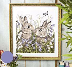 Icon image BABY RABBITS CrossStitch Pattern Code: CSGI-164-12