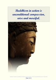 Icon image Buddhism in action is unconditional compassion, wise and merciful