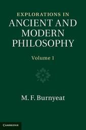 Icon image Explorations in Ancient and Modern Philosophy: Volume 1: Volume 1