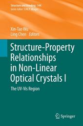 Icon image Structure-Property Relationships in Non-Linear Optical Crystals I: The UV-Vis Region