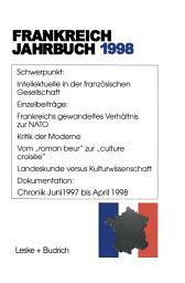 Icon image Frankreich-Jahrbuch 1998: Politik, Wirtschaft, Gesellschaft, Geschichte, Kultur