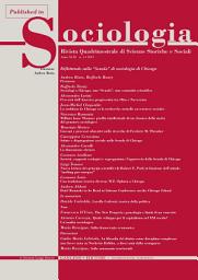 Icon image Salute e disgregazione sociale nella Scuola di Chicago: Published in Sociologia n. 1/2015. Rivista quadrimestrale di Scienze Storiche e Sociali. Riflettendo sulla “Scuola” di sociologia di Chicago